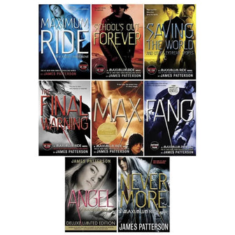 Complete Set Series - Maximum Ride (8) Collection by James Patterson Lot - complete-set-series-maximum-ride-8-collection-by-james-patterson-lot