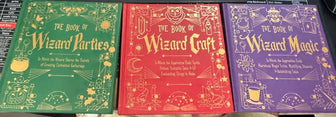 Complete set Series of 3 The book of Wizard Craft, Wizard Magic, Wizard Parties, - complete-set-series-of-3-the-book-of-wizard-craft-wizard-magic-wizard-parties - complete-set-series-of-3-the-book-of-wizard-craft-wizard-magic-wizard-parties-2