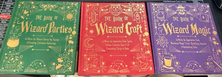 Complete set Series of 3 The book of Wizard Craft, Wizard Magic, Wizard Parties, - complete-set-series-of-3-the-book-of-wizard-craft-wizard-magic-wizard-parties - complete-set-series-of-3-the-book-of-wizard-craft-wizard-magic-wizard-parties-2