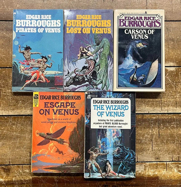 Edgar Rice Burroughs' The Venus Series Books 1-5 - edgar-rice-burroughs-the-venus-series-books-1-5