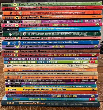 Encyclopedia Brown by Donald Sobol - Complete Set Series Lot (29) - encyclopedia-brown-by-donald-sobol-complete-set-series-lot-29 - encyclopedia-brown-by-donald-sobol-complete-set-series-lot-29-2