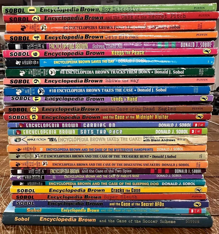 Encyclopedia Brown by Donald Sobol - Complete Set Series Lot (29) - encyclopedia-brown-by-donald-sobol-complete-set-series-lot-29 - encyclopedia-brown-by-donald-sobol-complete-set-series-lot-29-2