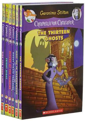 GERONIMO STILTON CREEPELLA VON CACKLEFUR COMPLETE SET LOT OF 9 BOOKS - geronimo-stilton-creepella-von-cacklefur-complete-set-lot-of-9-books - geronimo-stilton-creepella-von-cacklefur-complete-set-lot-of-9-books-2