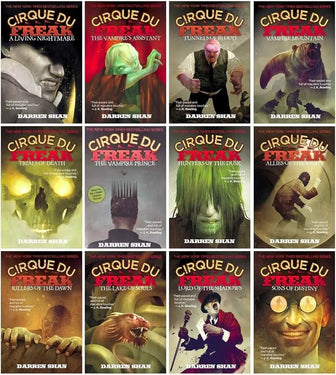 Hard Cover Complete Set Series - Lot of 12 Cirque Du Freak Books by Darren Shan - hard-cover-complete-set-series-lot-of-12-cirque-du-freak-books-by-darren-shan