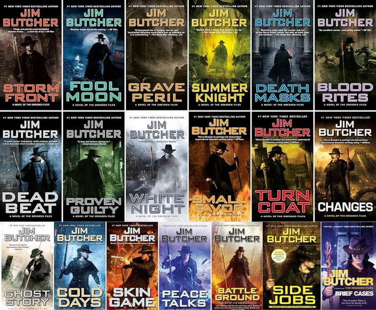 HARDCOVER Complete Set Series Lot of 14 Dresden Files Books by Jim Butcher - hardcover-complete-set-series-lot-of-14-dresden-files-books-by-jim-butcher - hardcover-complete-set-series-lot-of-14-dresden-files-books-by-jim-butcher-2