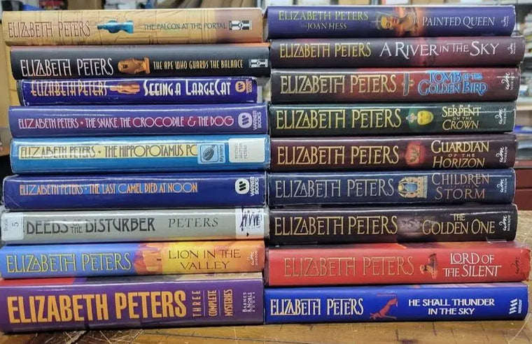 HARDcover  Elizabeth Peters AMELIA PEABODY Complete Series Lot (1-20) Set HC - hardcover-elizabeth-peters-amelia-peabody-complete-series-lot-1-20-set-hc - hardcover-elizabeth-peters-amelia-peabody-complete-series-lot-1-20-set-hc-2