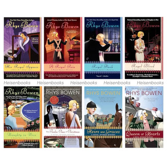 Her Royal Spyness #1-8 Softcover Paperback Collection Rhys Bowen Books Set Lot - her-royal-spyness-1-8-softcover-paperback-collection-rhys-bowen-books-set-lot