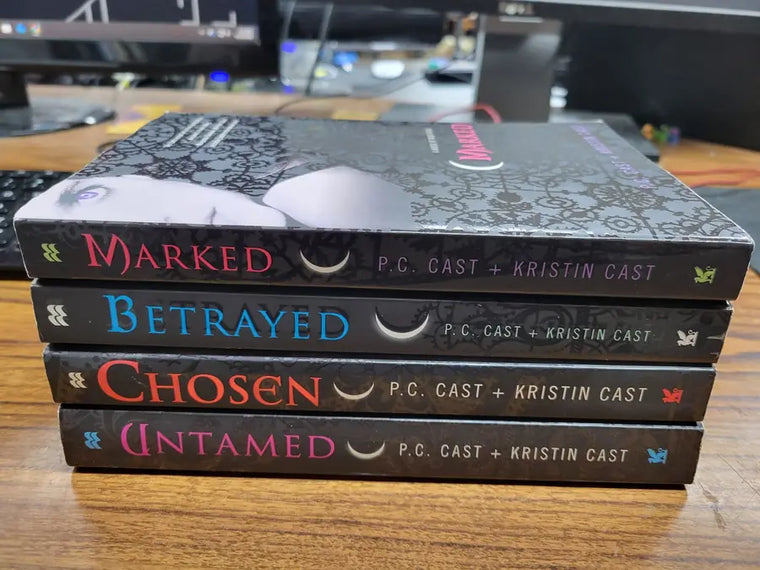 House of Night Series by P.C. Cast - Paperback Set 1-4 - house-of-night-series-by-p-c-cast-paperback-set-1-4