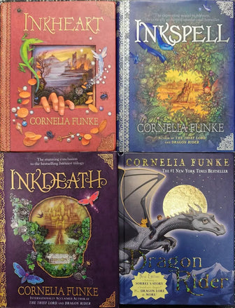 INKHEART TRILOGY Cornelia Funke Hardcover Set + Dragon Rider Complete Series Lot - inkheart-trilogy-cornelia-funke-hardcover-set-dragon-rider-complete-series-lot - inkheart-trilogy-cornelia-funke-hardcover-set-dragon-rider-complete-series-lot-2