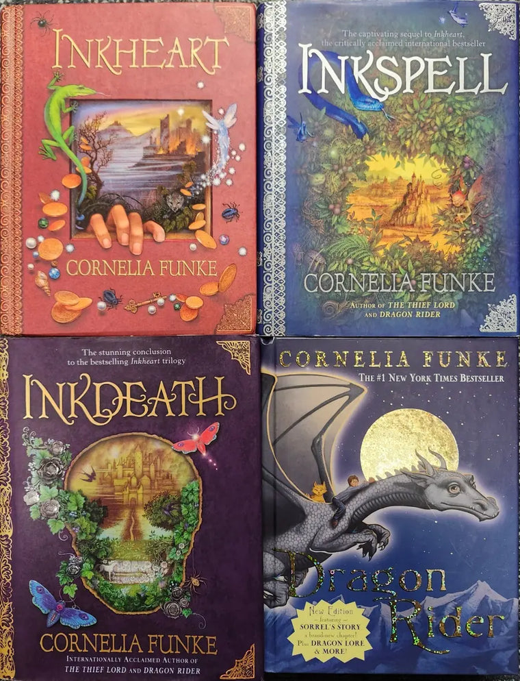 INKHEART TRILOGY Cornelia Funke Hardcover Set + Dragon Rider Complete Series Lot - inkheart-trilogy-cornelia-funke-hardcover-set-dragon-rider-complete-series-lot - inkheart-trilogy-cornelia-funke-hardcover-set-dragon-rider-complete-series-lot-2