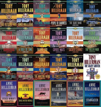 Leaphorn & Chee Complete Set Series Lot of 25 Mostly HARDCOVER by Tony Hillerman - leaphorn-and-chee-complete-set-series-lot-of-25-by-tony-hillerman