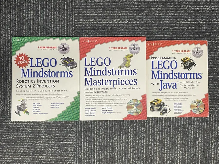 LEGO Robotics Lot of 3 Mindstorms Java Masterpieces Systems Technical Books Set - lego-robotics-lot-of-3-mindstorms-java-masterpieces-systems-technical-books-set - lego-robotics-lot-of-3-mindstorms-java-masterpieces-systems-technical-books-set-2