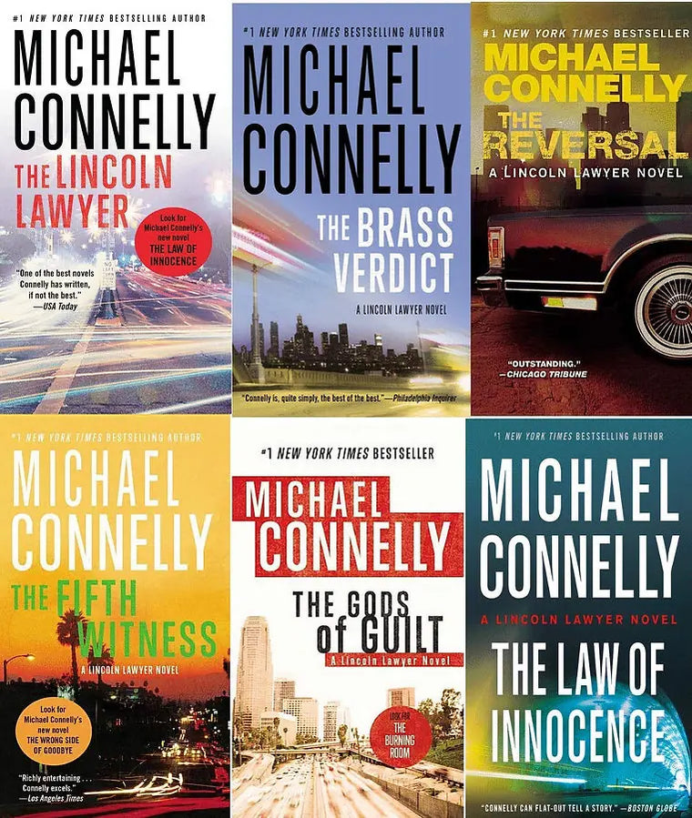 Lincoln Lawyer Series Books 1-6 by Michael Connelly - lincoln-lawyer-series-books-1-6-by-michael-connelly