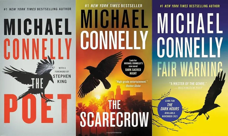 Michael Connelly Jack McEvoy Series Set 3 Books Poet Scarecrow Warning - michael-connelly-jack-mcevoy-series-set-3-books-poet-scarecrow-warning
