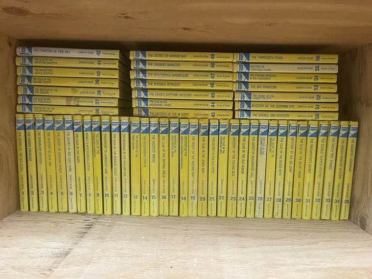 Nancy Drew Complete Series Set 1-56 Flashlight Hardcover Edition Mystery Lot - nancy-drew-complete-series-set-1-56-flashlight-hardcover-edition-mystery-lot