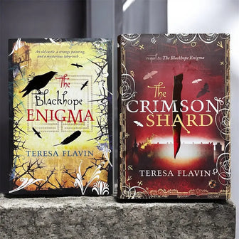 NEW! The Blackhope Enigma, Crimson Shard by Teresa Flavin Set of 2 Books Lot - new-the-blackhope-enigma-crimson-shard-by-teresa-flavin-set-of-2-books-lot