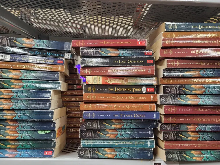 Percy Jackson Series by Rick Riordan - Complete Paperback Set - percy-jackson-series-by-rick-riordan-complete-paperback-set