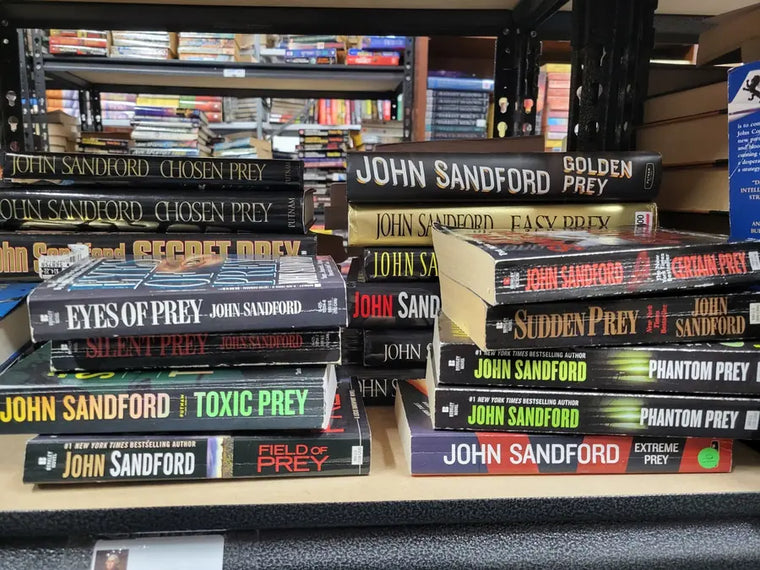 Prey Series (Lucas Davenport) by John Sandford - Complete Set Lot of 35 - prey-series-lucas-davenport-by-john-sandford-complete-set-lot-of-35