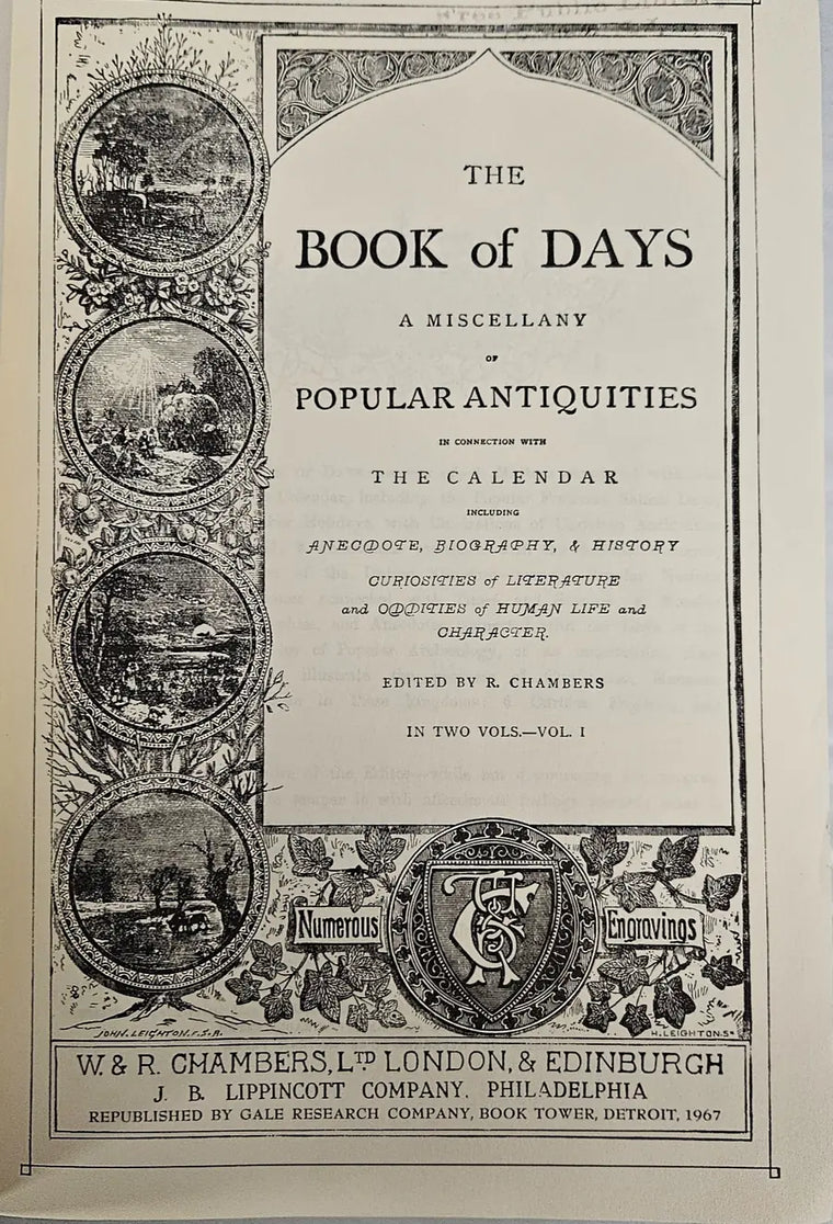 Rare Set from 1967 - R. Chambers' "The Book of Days" - Calendar Facts and Myths - rare-set-from-1967-r-chambers-the-book-of-days-calendar-facts-and-myths - rare-set-from-1967-r-chambers-the-book-of-days-calendar-facts-and-myths-2