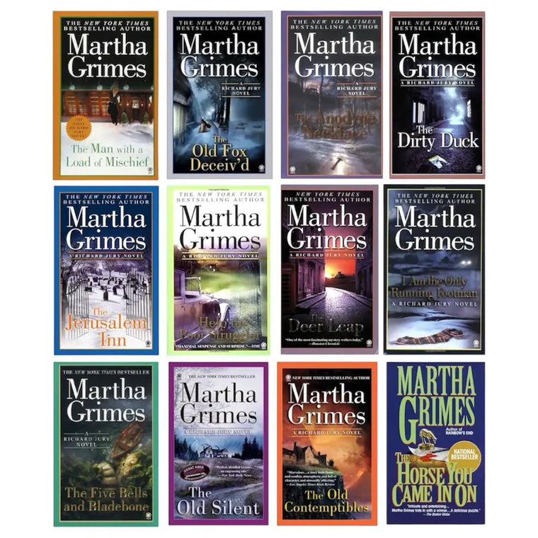 Richard Jury Martha Grimes 1-12 Starter Collection Mass Market Paperback Set - richard-jury-martha-grimes-1-12-starter-collection-mass-market-paperback-set