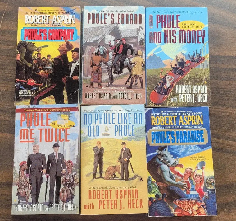 Robert Asprin's "Phule" Series 6 Book Set - robert-asprin-s-phule-series-6-book-set