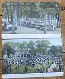 Set of 2 Antique Willow Grove Park Postcards Picnic Grounds and Bandstand - set-of-2-antique-willow-grove-park-postcards-picnic-grounds-and-bandstand