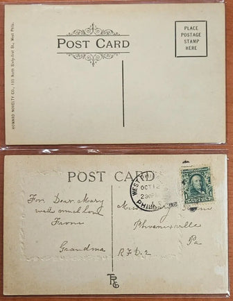 Set of 2 Rare Postcards- Philadelphia Founders' Week from October 1908 - set-of-2-rare-postcards-philadelphia-founders-week-from-october-1908 - set-of-2-rare-postcards-philadelphia-founders-week-from-october-1908-2