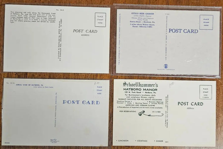 Set of 4 Postcards of Hatboro-Horsham, PA Landmarks - Unused - set-of-4-postcards-of-hatboro-horsham-pa-landmarks-unused - set-of-4-postcards-of-hatboro-horsham-pa-landmarks-unused-2