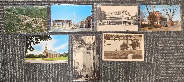 Set of 7 Vintage Postcards of Bucks County, Pennsylvania Towns- Unused - set-of-7-vintage-postcards-of-bucks-county-pennsylvania-towns-unused
