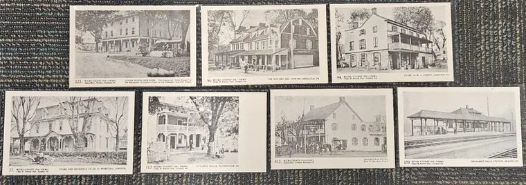 Set of Seven Vintage Postcards of Bucks County,Pennsylvania-Unused - set-of-seven-vintage-postcards-of-bucks-county-pennsylvania-unused