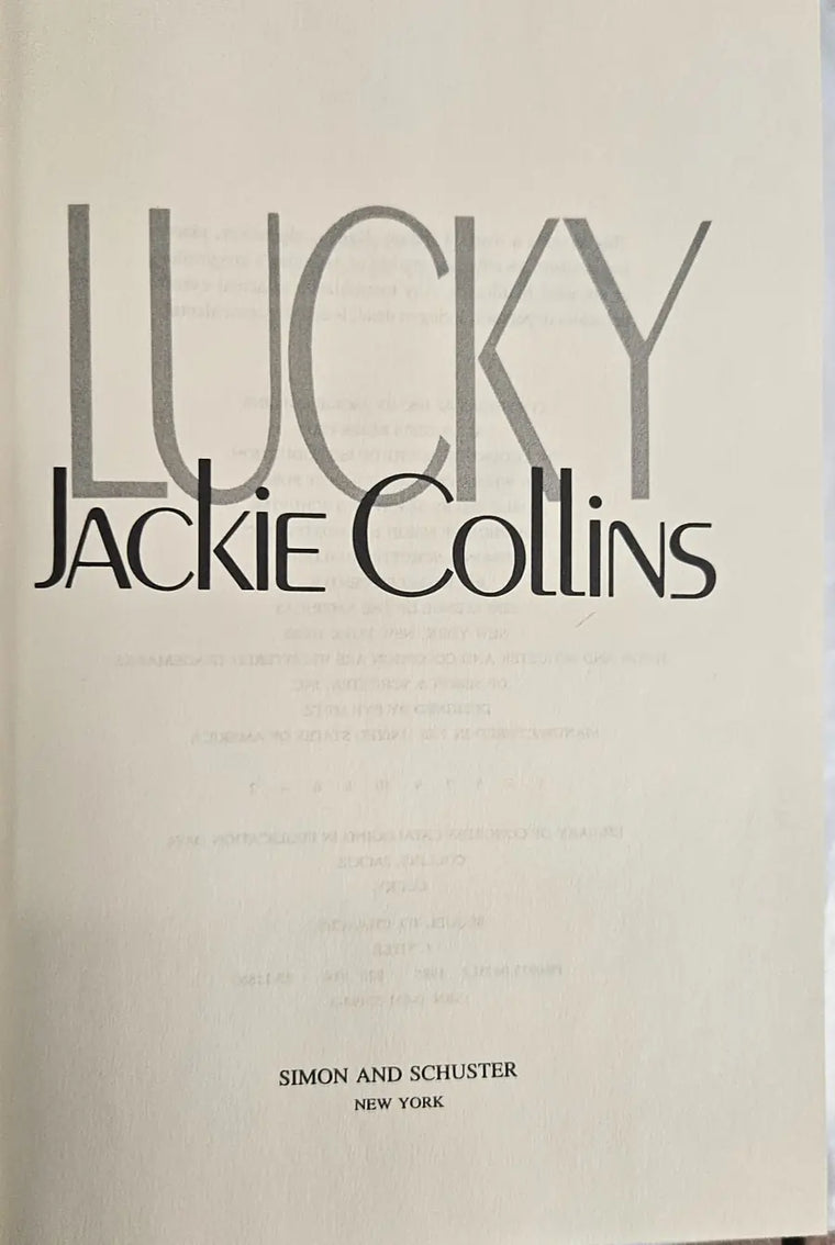Set of Two Classic Jackie Collins Novels- Rock Star & Lucky 1980s - set-of-two-classic-jackie-collins-novels-rock-star-and-lucky-1980s - set-of-two-classic-jackie-collins-novels-rock-star-and-lucky-1980s-2