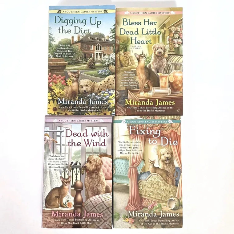 Southern Ladies Mystery Miranda James COMPLETE Series Set Lot (1-4) Paperback - southern-ladies-mystery-miranda-james-complete-series-set-lot-1-4-paperback