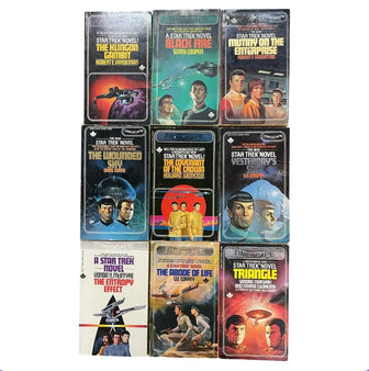 Star Trek Timescape Vintage Lot of 9 Mass Market First Ed Sci-Fi Set 1981-83 - star-trek-timescape-vintage-lot-of-9-mass-market-first-ed-sci-fi-set-1981-83 - star-trek-timescape-vintage-lot-of-9-mass-market-first-ed-sci-fi-set-1981-83-2