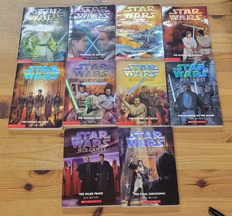 Star Wars Jedi Quest Books Complete Set Series 1-10 (2002-2004) Jude Watson Lot - star-wars-jedi-quest-books-complete-set-series-1-10-2002-2004-jude-watson-lot - star-wars-jedi-quest-books-complete-set-series-1-10-2002-2004-jude-watson-lot-2
