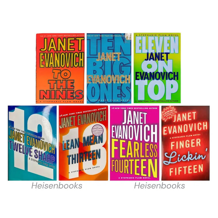 Stephanie Plum Hardcover Partial Set #9-15 Dust Jackets Janet Evanovich Series - stephanie-plum-hardcover-partial-set-9-15-dust-jackets-janet-evanovich-series