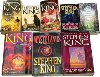 Stephen King Dark Tower Lot Complete Set 8 Softcover Books - stephen-king-dark-tower-lot-complete-set-8-softcover-books