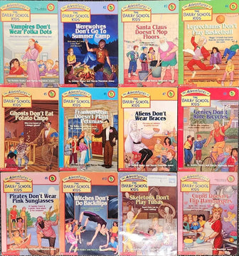 The Adventures of the Bailey School Kids #1-12, 12 Book Set Paperback Series Lot - the-adventures-of-the-bailey-school-kids-1-12-12-book-set-paperback-series-lot