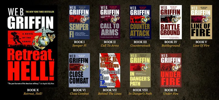 The Corps Complete Series 10 Books W.E.B. Griffin Hardcover Set w/ Omnibus 1-3 - the-corps-complete-series-10-books-w-e-b-griffin-hardcover-set-w-omnibus-1-3