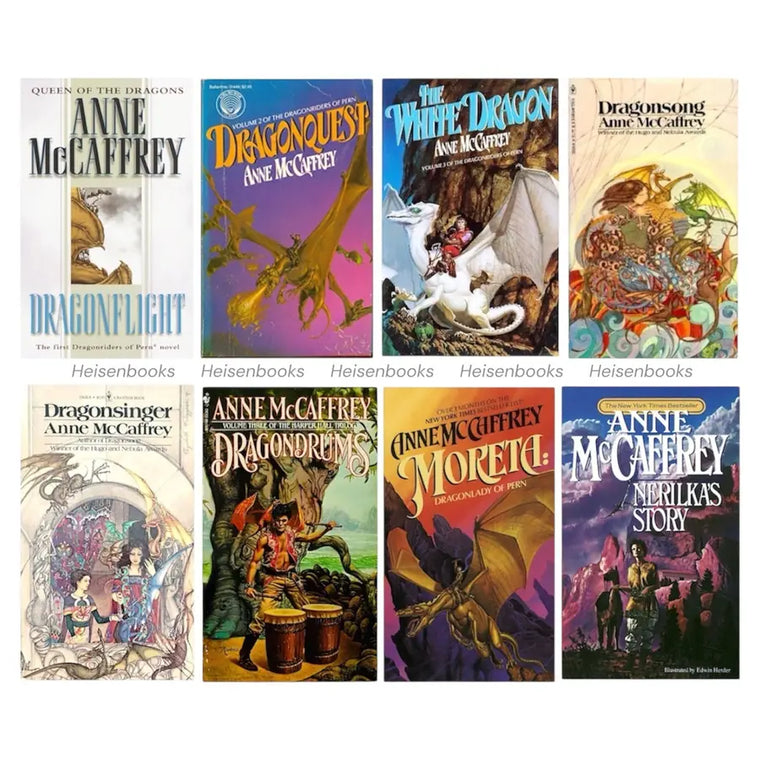 The Dragonriders of Pern #1-8 Softcover Anne McCaffrey Books Science Fantasy Set - the-dragonriders-of-pern-1-8-softcover-anne-mccaffrey-books-science-fantasy-set