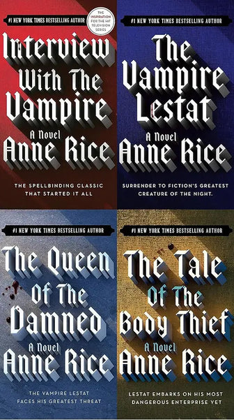 The Vampire Chronicles Series Books 1-4 by Anne Rice - the-vampire-chronicles-series-books-1-4-by-anne-rice