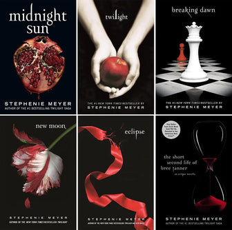 Twilight Full Set 6 Books by Stephanie Meyer - twilight-complete-hardcover-6-book-set-by-stephanie-meyer