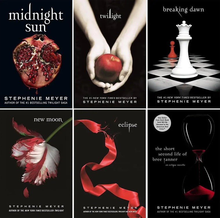 Twilight Full Set 6 Books by Stephanie Meyer - twilight-complete-hardcover-6-book-set-by-stephanie-meyer