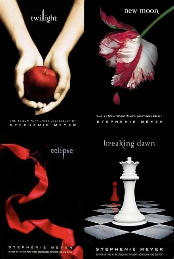 Twilight Series Books 1-4 Set by Stephanie Meyer - twilight-series-books-1-4-set-by-stephanie-meyer