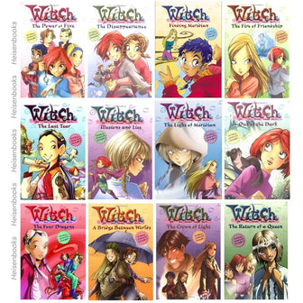 W.I.T.C.H. Chapter Books Set of #1-12 Lot WITCH Disney Kids Novels First Series - w-i-t-c-h-chapter-books-set-of-1-12-lot-witch-disney-kids-novels-first-series