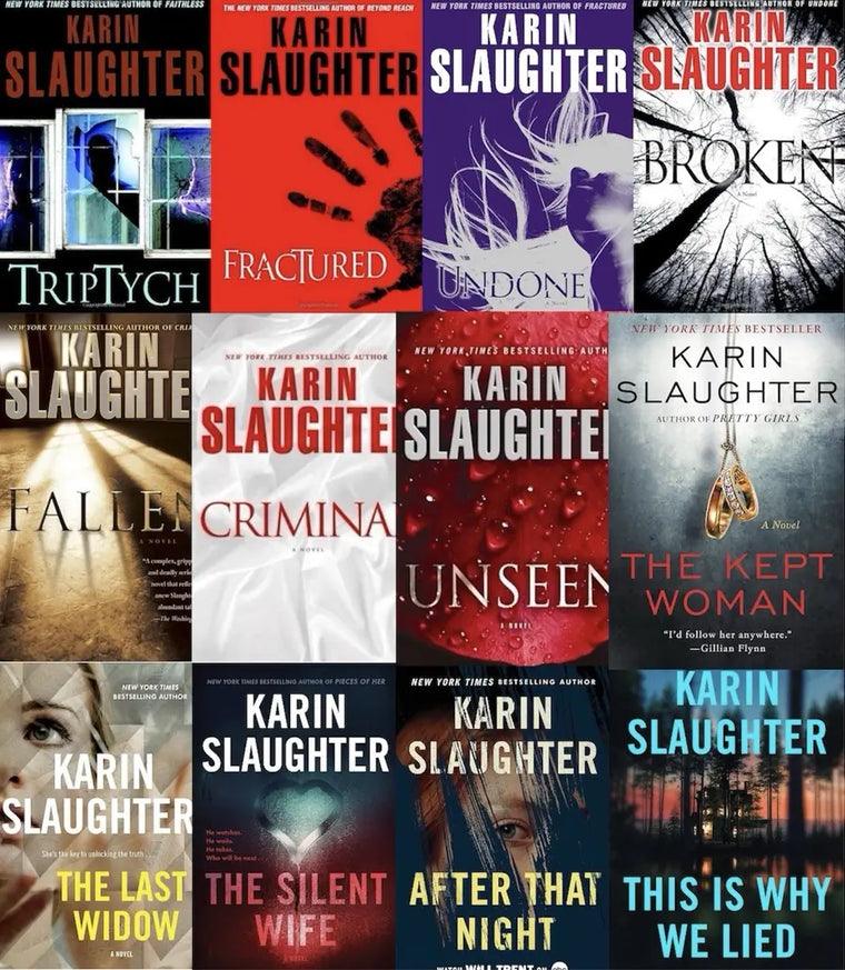 Will Trent Series by Karin Slaughter Complete Set of 12 Crime Drama Books Lot - will-trent-series-by-karin-slaughter-complete-set-of-12-crime-drama-books-lot